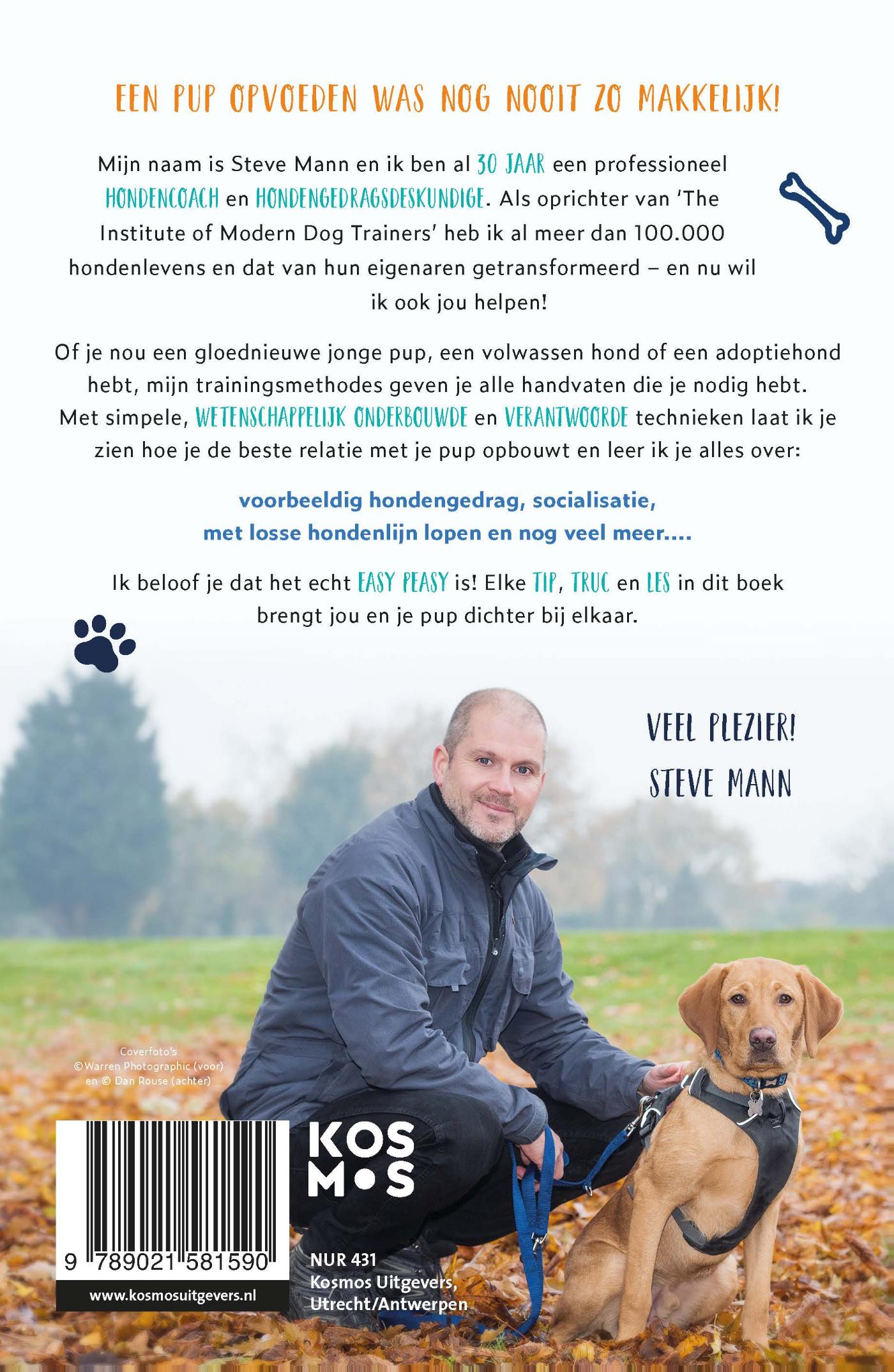 Achterkant van Easy Peasy Puppy Opvoeding
