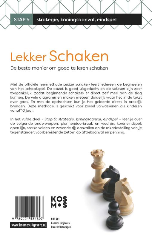 Achterkant van Lekker schaken stap 5