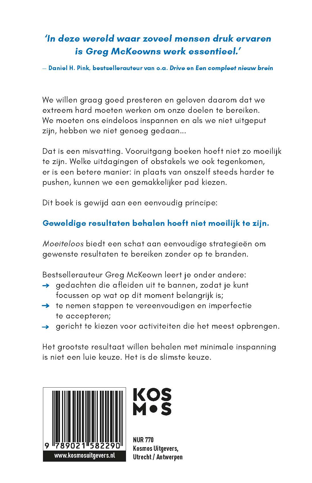 Achterkant van Moeiteloos