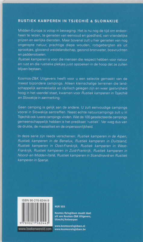 Achterkant van Rustiek kamperen in Tsjechie en Slowakije