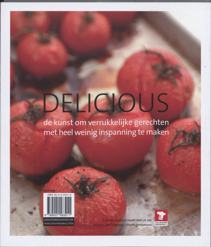 Achterkant van Delicious