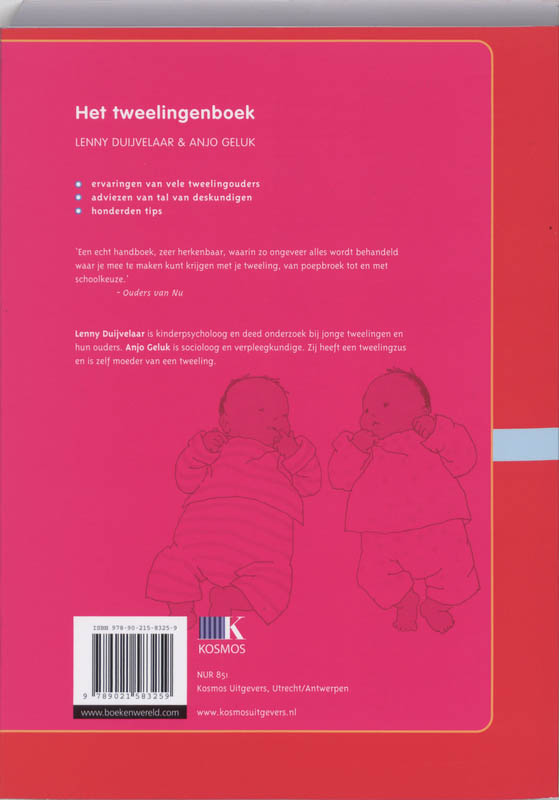 Achterkant van Het tweelingenboek