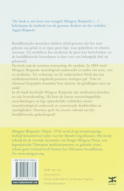 Achterkant van Je leven een bron van vreugde