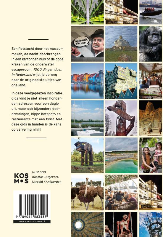 Achterkant van 1000 dingen doen in Nederland