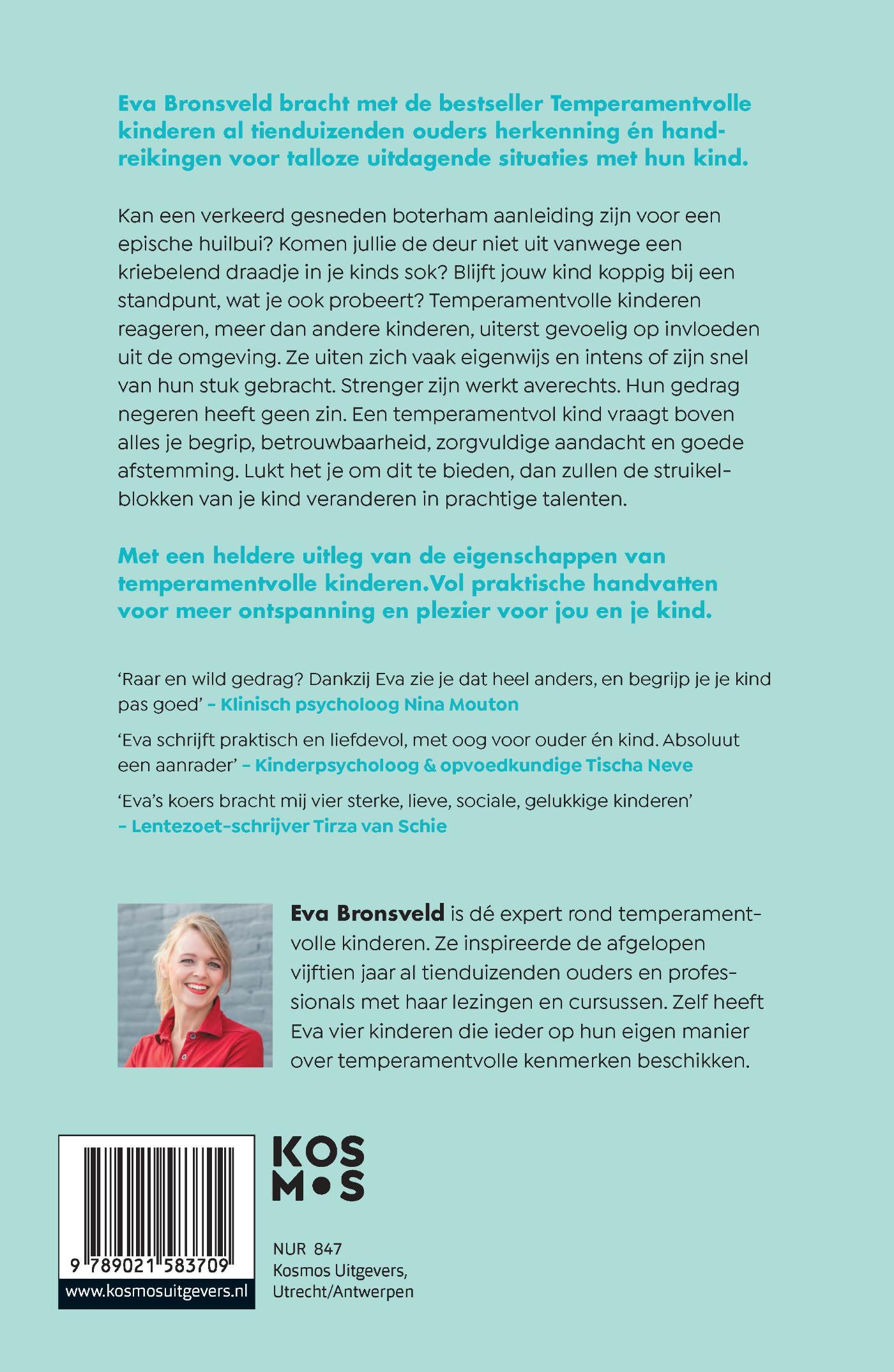 Achterkant van Temperamentvolle kinderen