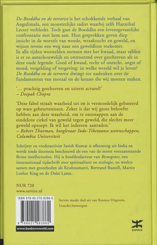 Achterkant van De Boeddha en de terrorist