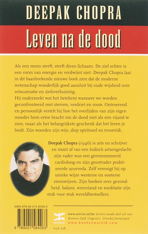 Achterkant van Leven na de dood