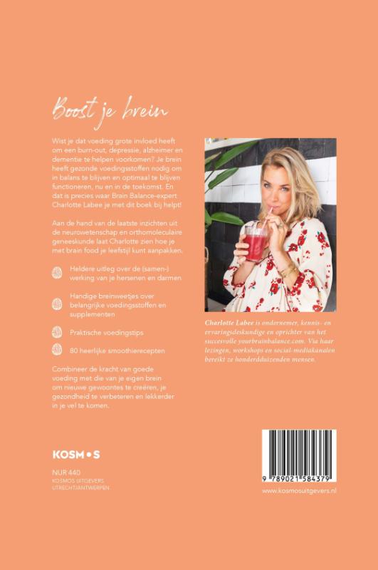 Achterkant van Brain Food Smoothies
