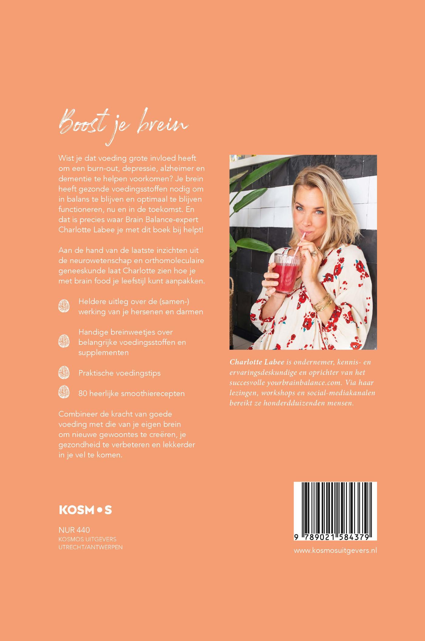 Achterkant van Brain Food Smoothies