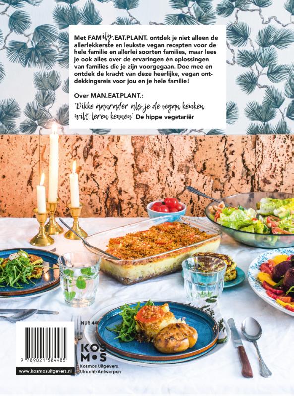 Achterkant van Family. Eat. Plant