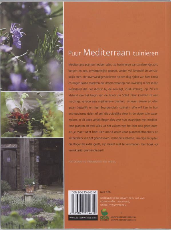 Achterkant van Puur mediterraan tuinieren