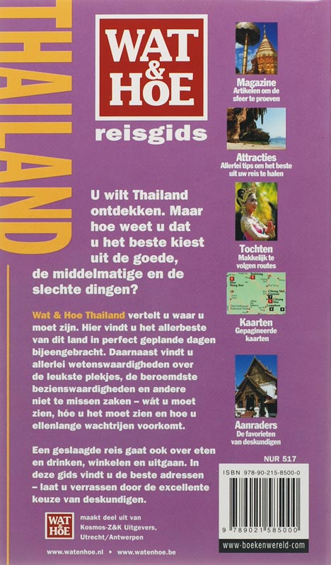 Achterkant van Thailand