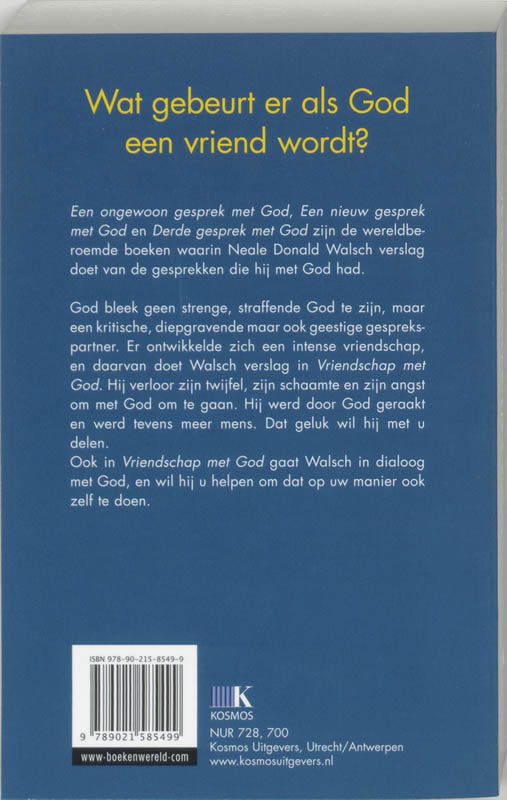 Achterkant van Vriendschap met God