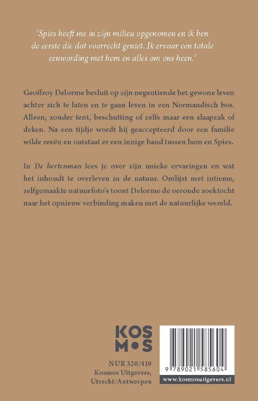 Achterkant van De hertenman