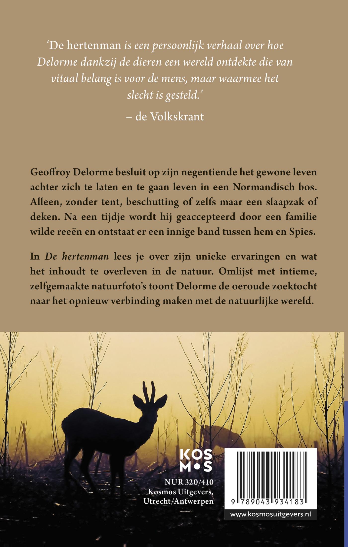 Achterkant van De hertenman