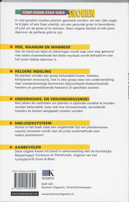 Achterkant van Snoeien