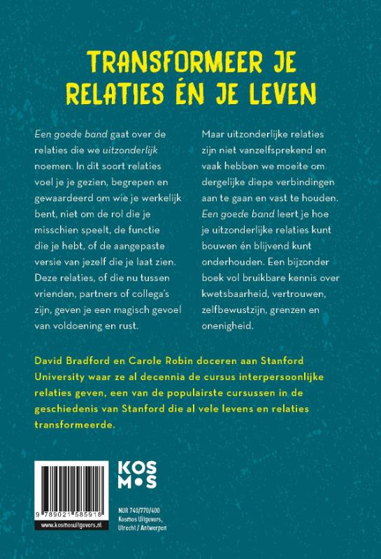 Achterkant van Een goede band