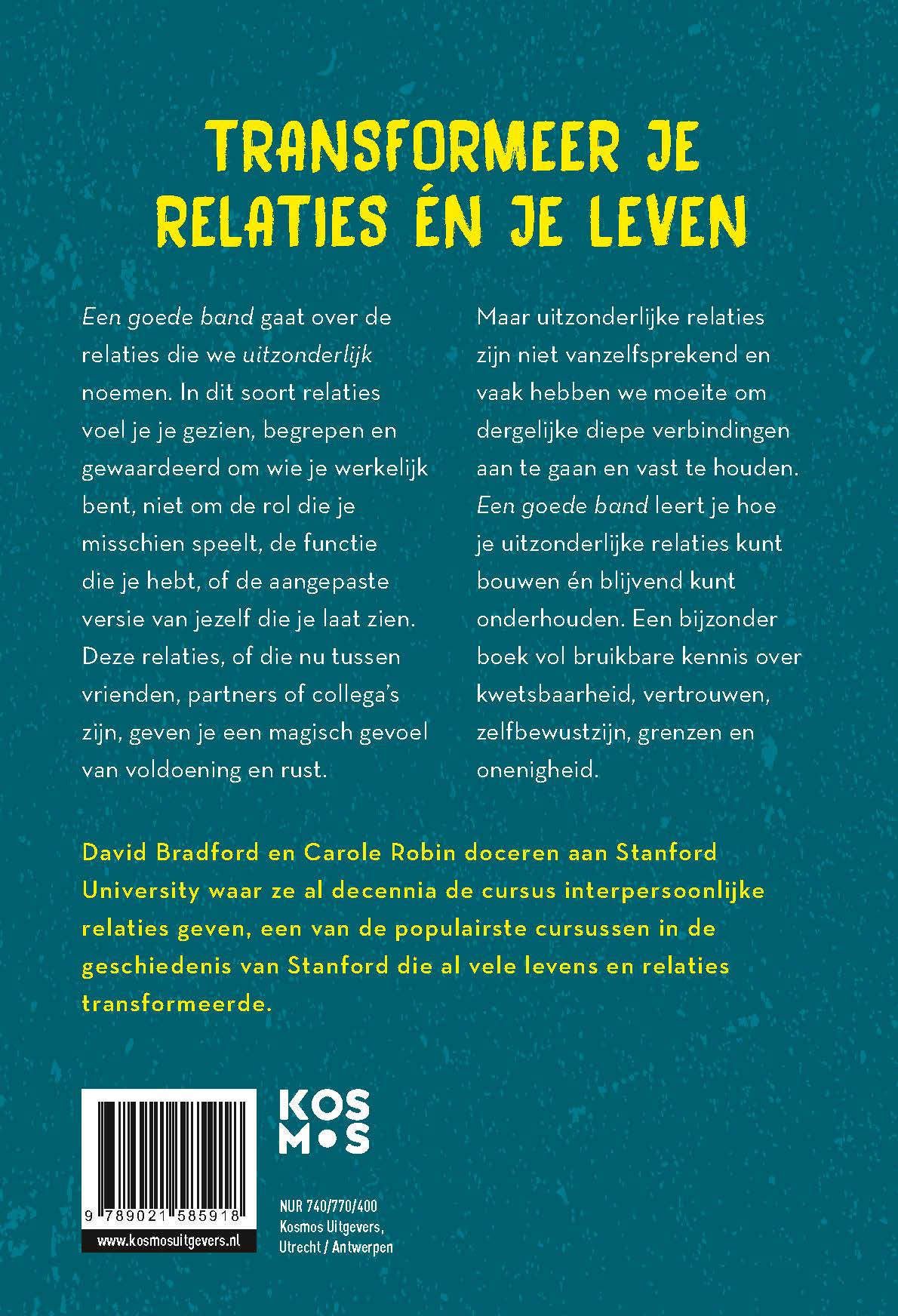 Achterkant van Een goede band