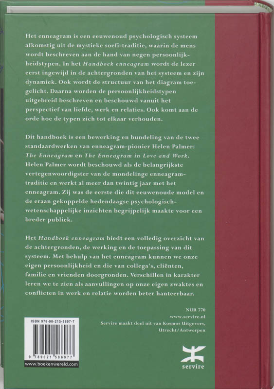 Achterkant van Handboek enneagram