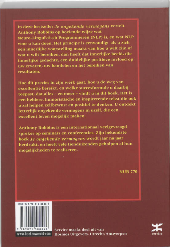 Achterkant van Je ongekende vermogens