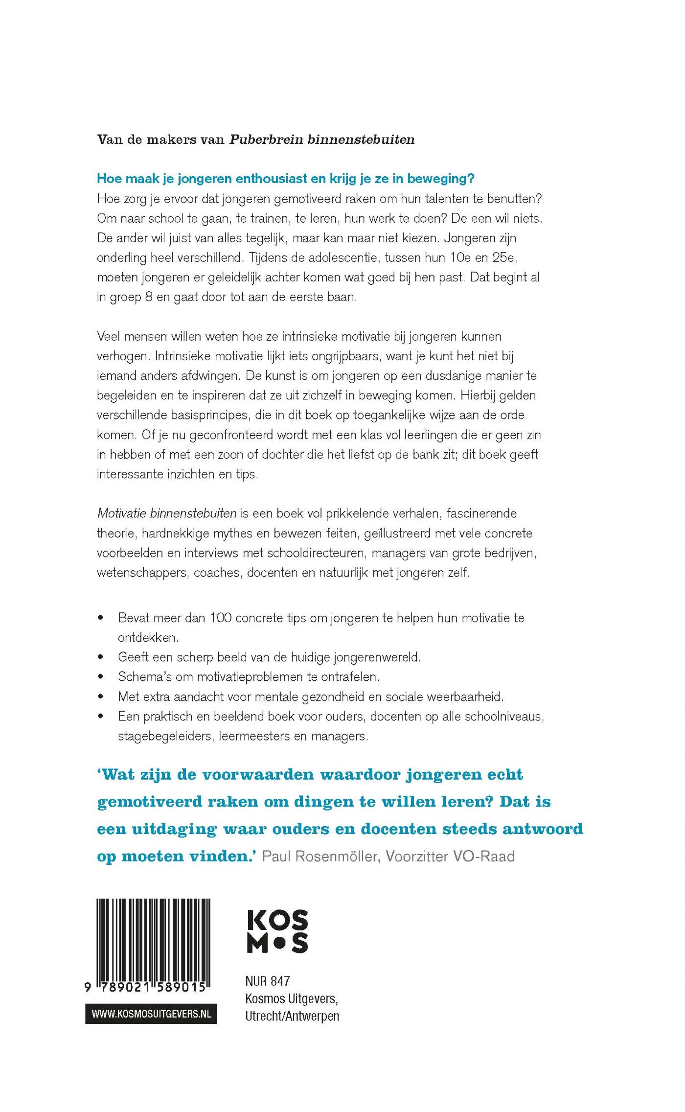 Achterkant van Motivatie binnenstebuiten