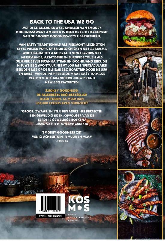 Achterkant van Smokey Goodness Brand New BBQ