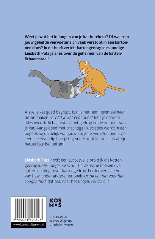 Achterkant van Wat je kat écht denkt