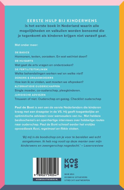 Achterkant van Eerste hulp bij kinderwens