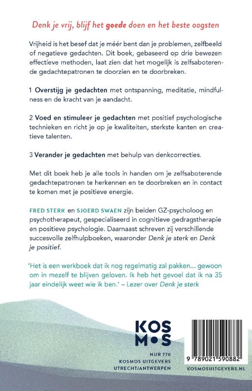 Achterkant van Denk je vrij