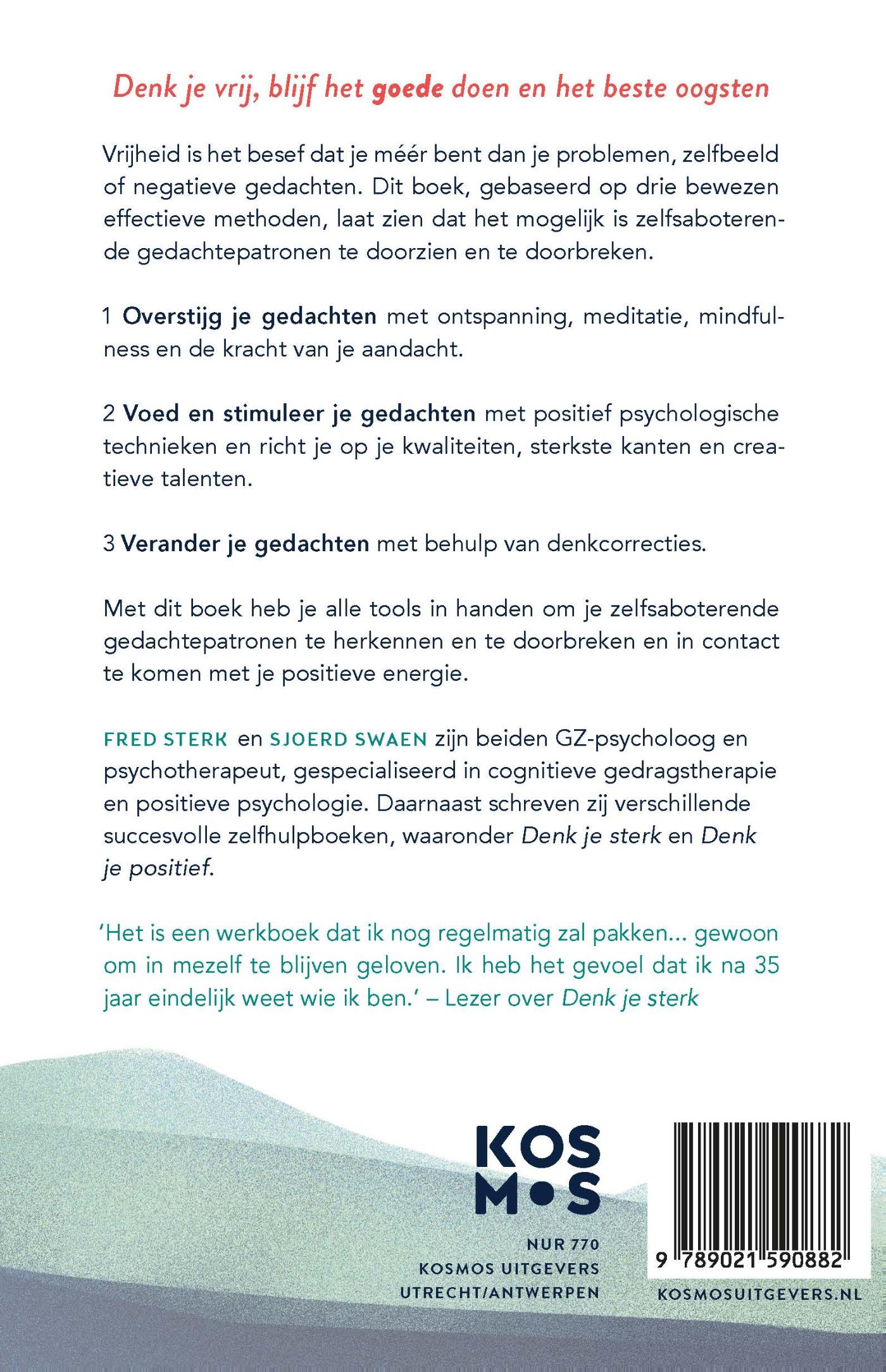 Achterkant van Denk je vrij