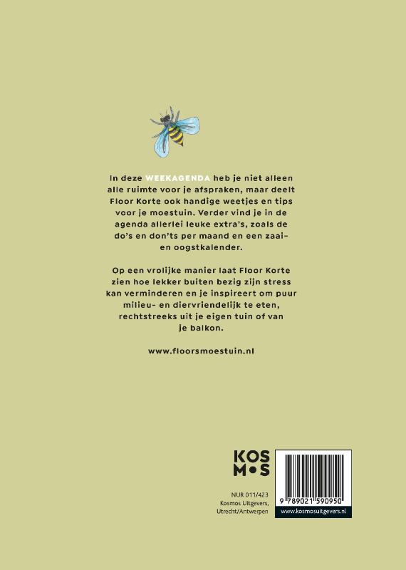 Achterkant van Moestuin Agenda 2023