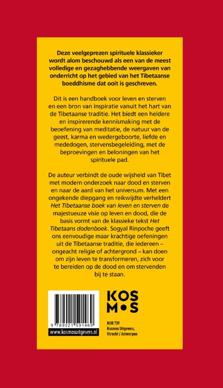 Achterkant van Het Tibetaanse boek van leven en sterven