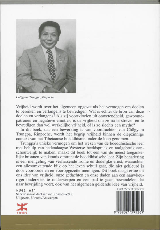 Achterkant van De Mythe van Vrijheid en het Pad van Meditatie