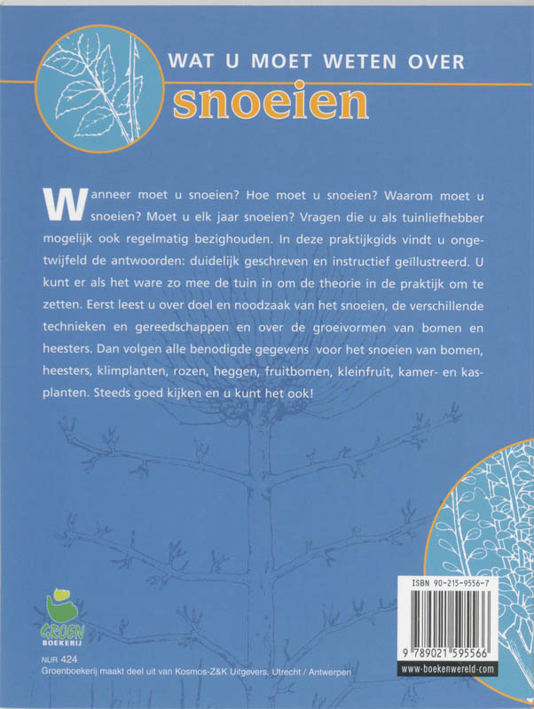 Achterkant van Wat u moet weten over snoeien