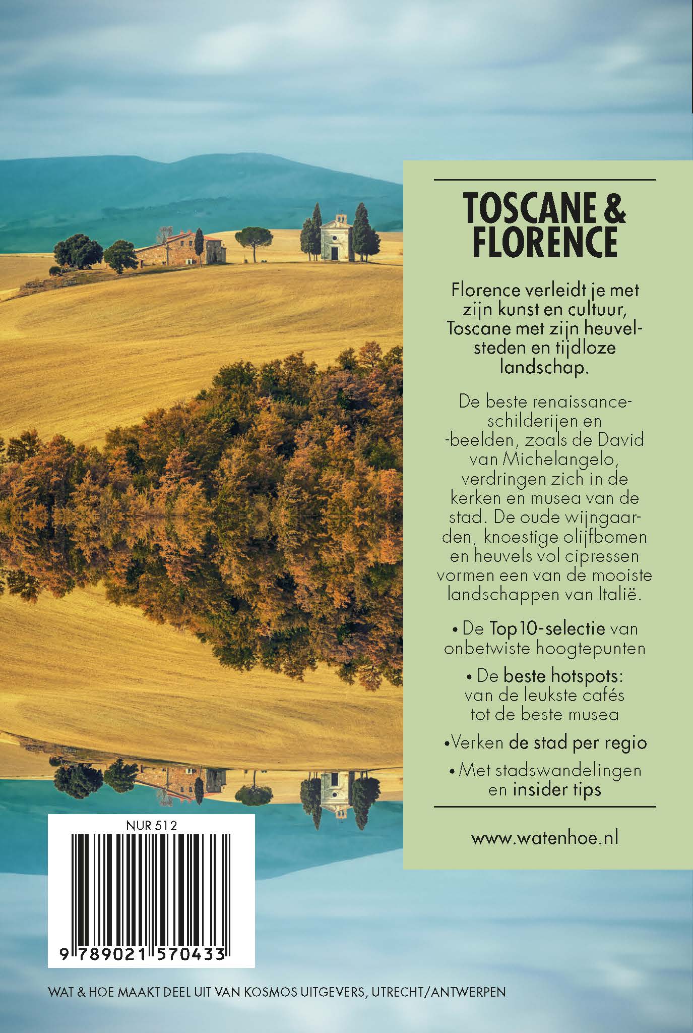 Achterkant van Toscane & Florence
