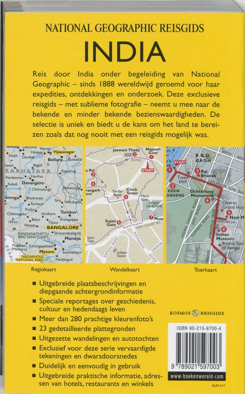 Achterkant van India