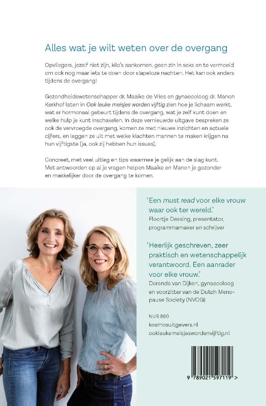 Achterkant van Ook leuke meisjes worden vijftig