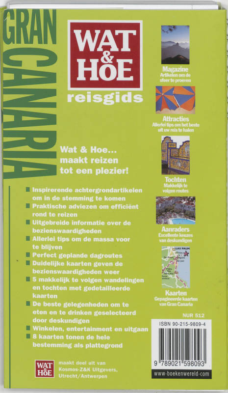 Achterkant van Gran Canaria