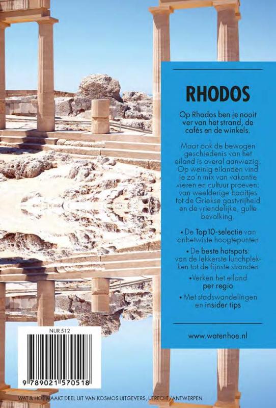 Achterkant van Rhodos