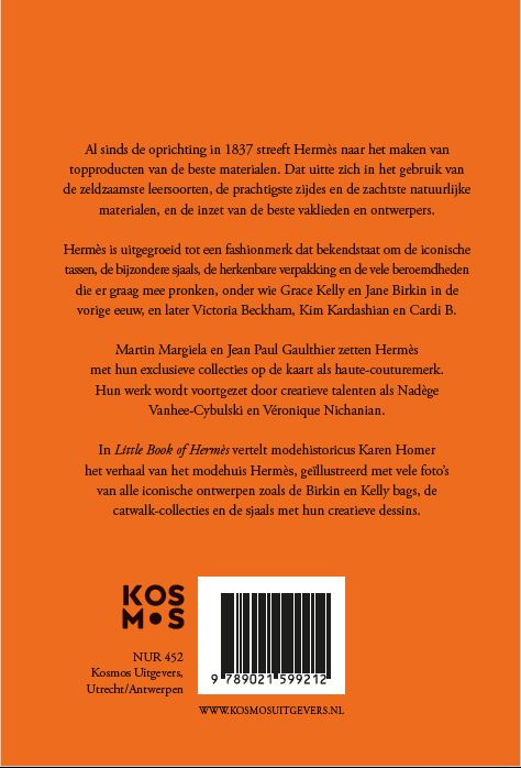 Achterkant van Little Book of Hermès