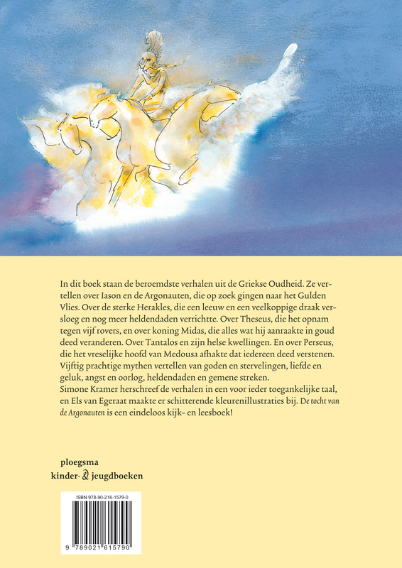 Achterkant van De tocht van de Argonauten