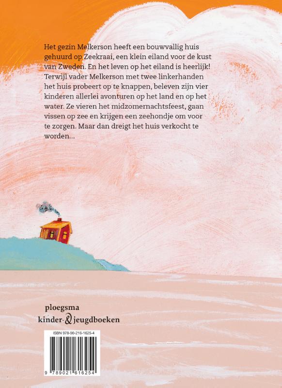 Achterkant van Samen op het eiland Zeekraai