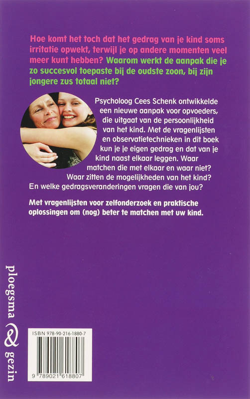 Achterkant van Hoe match ik met mijn kind?