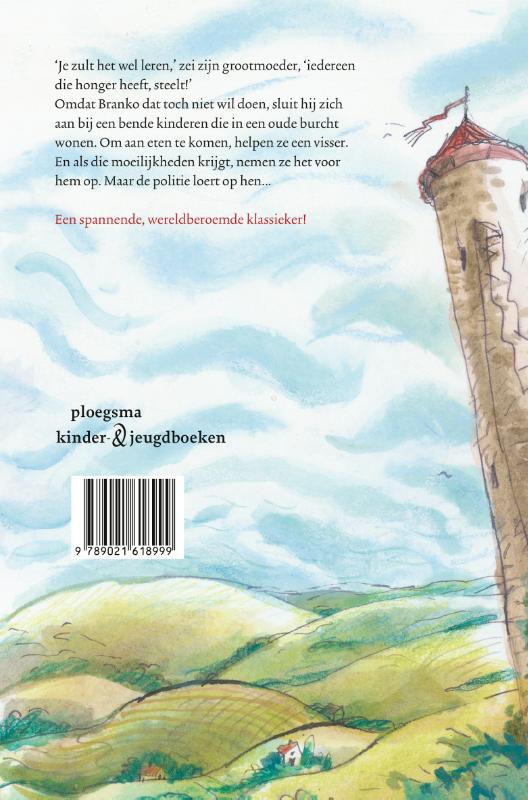 Achterkant van De bende van rode Zora