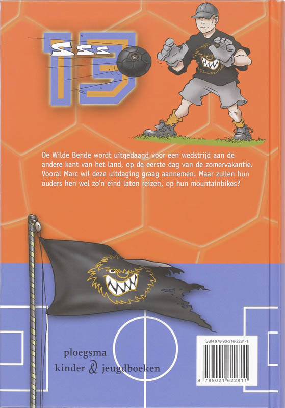 Achterkant van Marc de onbedwingbare