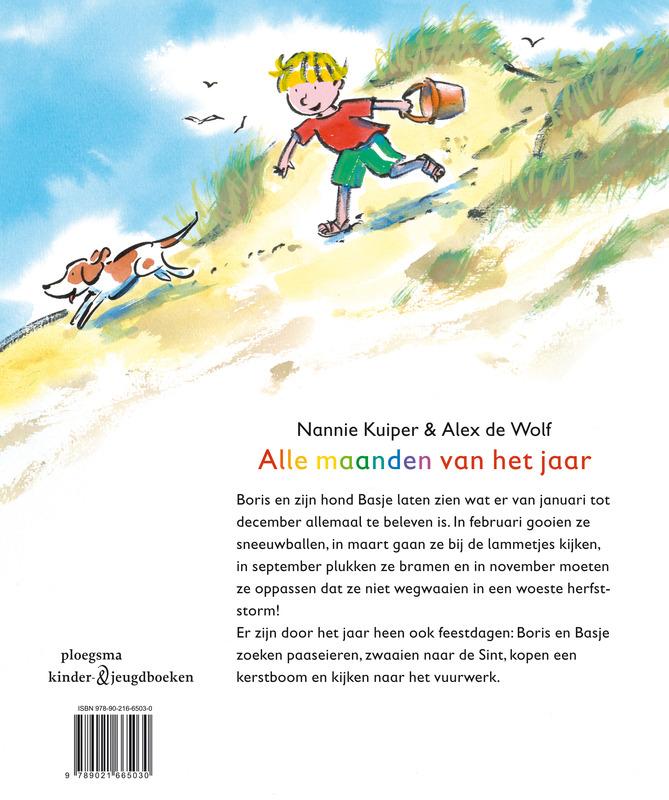 Achterkant van Alle maanden van het jaar