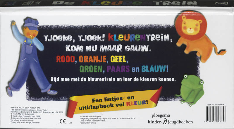 Achterkant van De kleurentrein