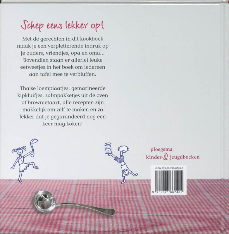 Achterkant van Lekker opscheppen!