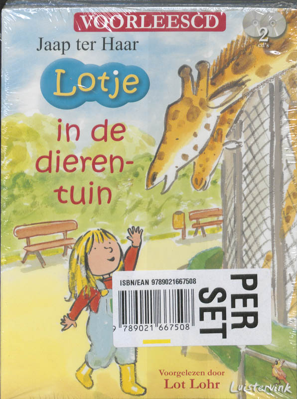 Achterkant van Lotje in de dierentuin Set 3 CD's
