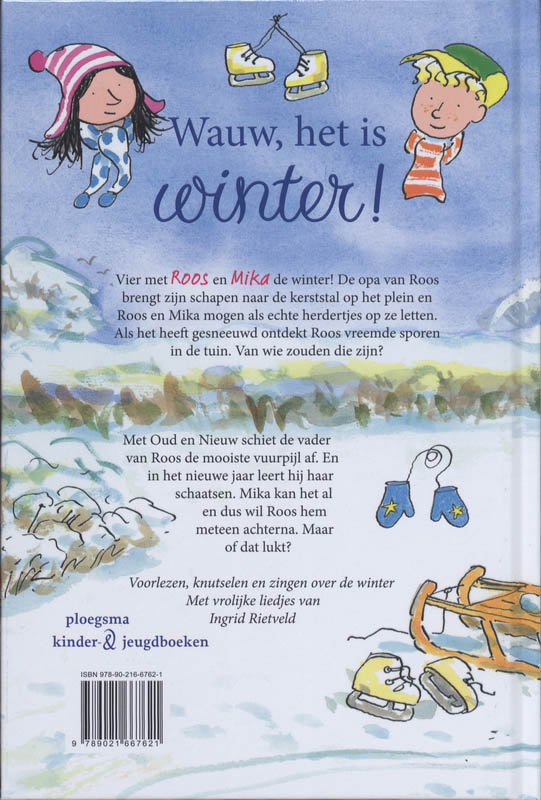 Achterkant van Wauw, het is winter!